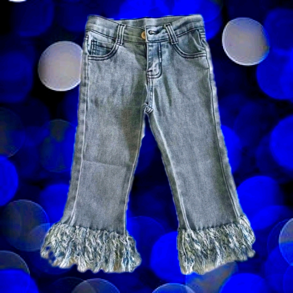 Kids Fringe Jeans